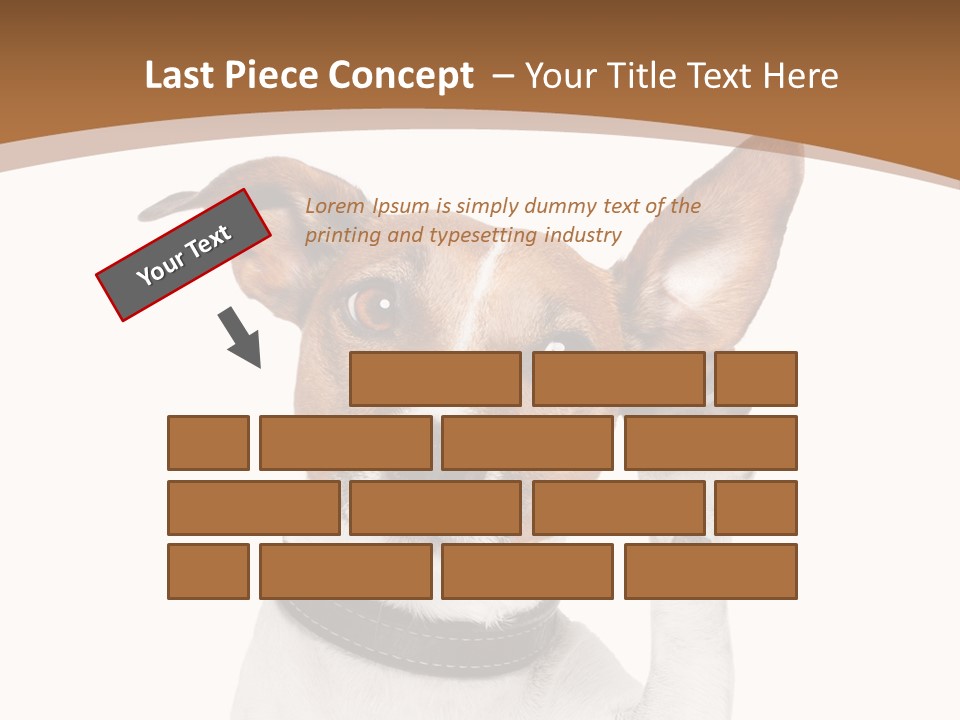 Mystery Gesture Dog PowerPoint Template