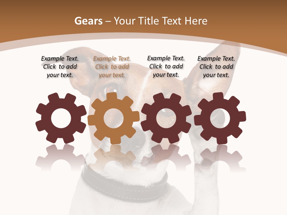 Mystery Gesture Dog PowerPoint Template