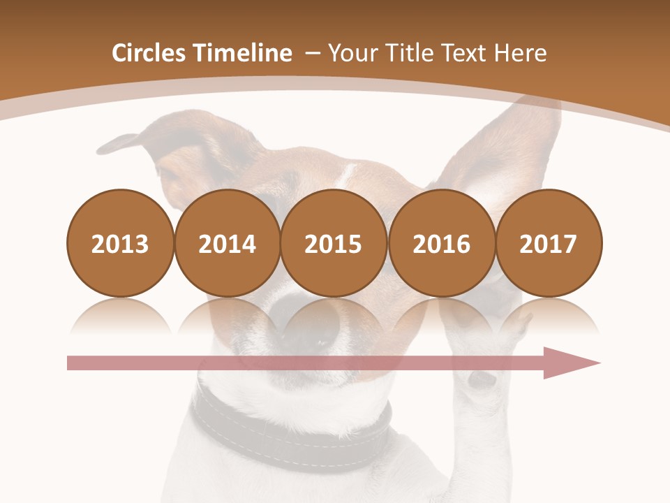 Mystery Gesture Dog PowerPoint Template