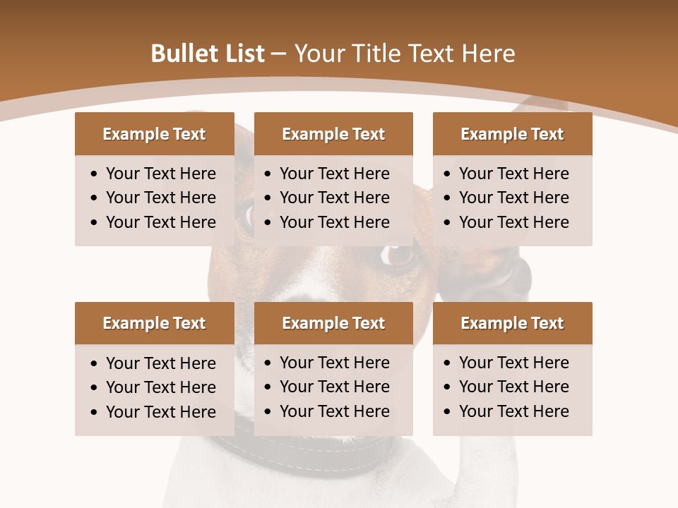 Mystery Gesture Dog PowerPoint Template