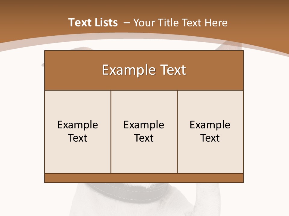 Mystery Gesture Dog PowerPoint Template