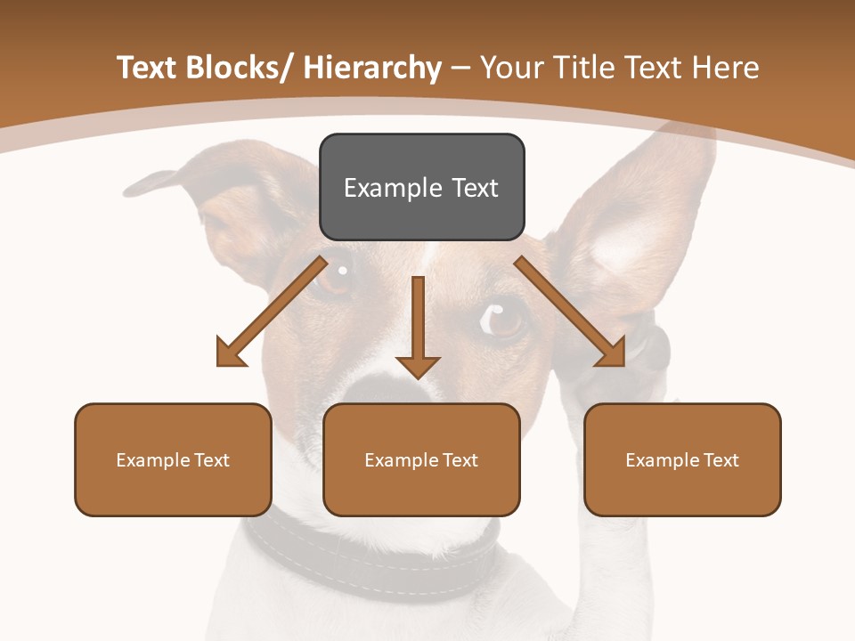 Mystery Gesture Dog PowerPoint Template