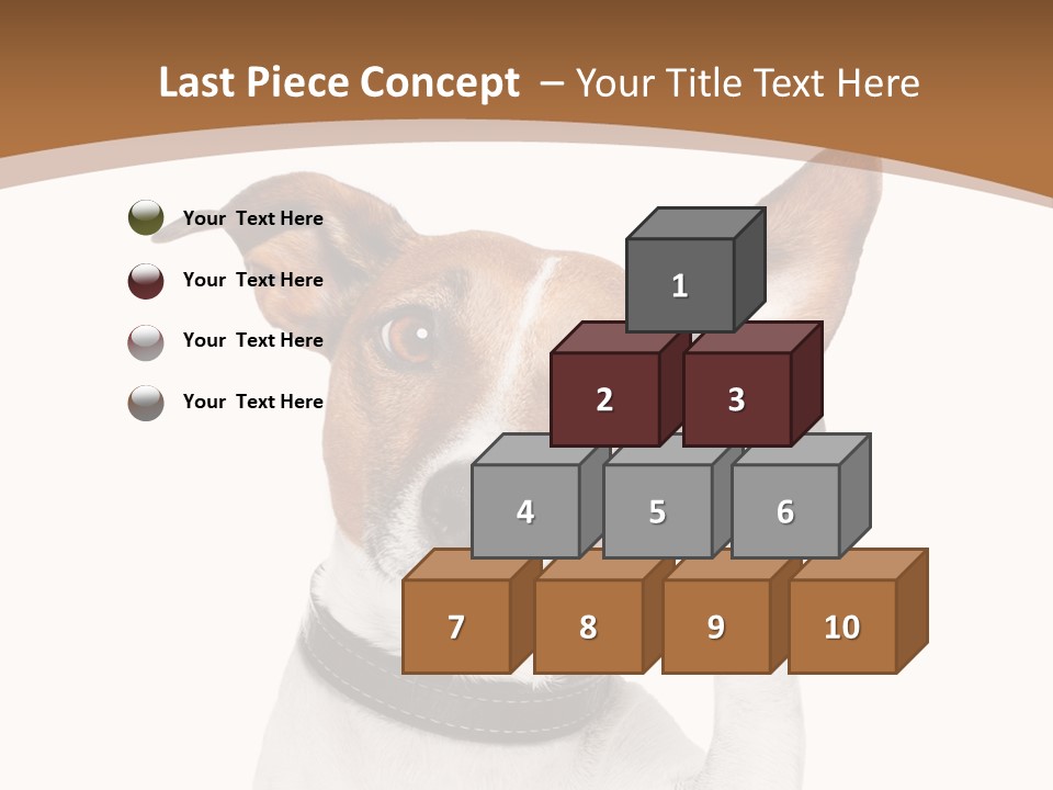 Mystery Gesture Dog PowerPoint Template