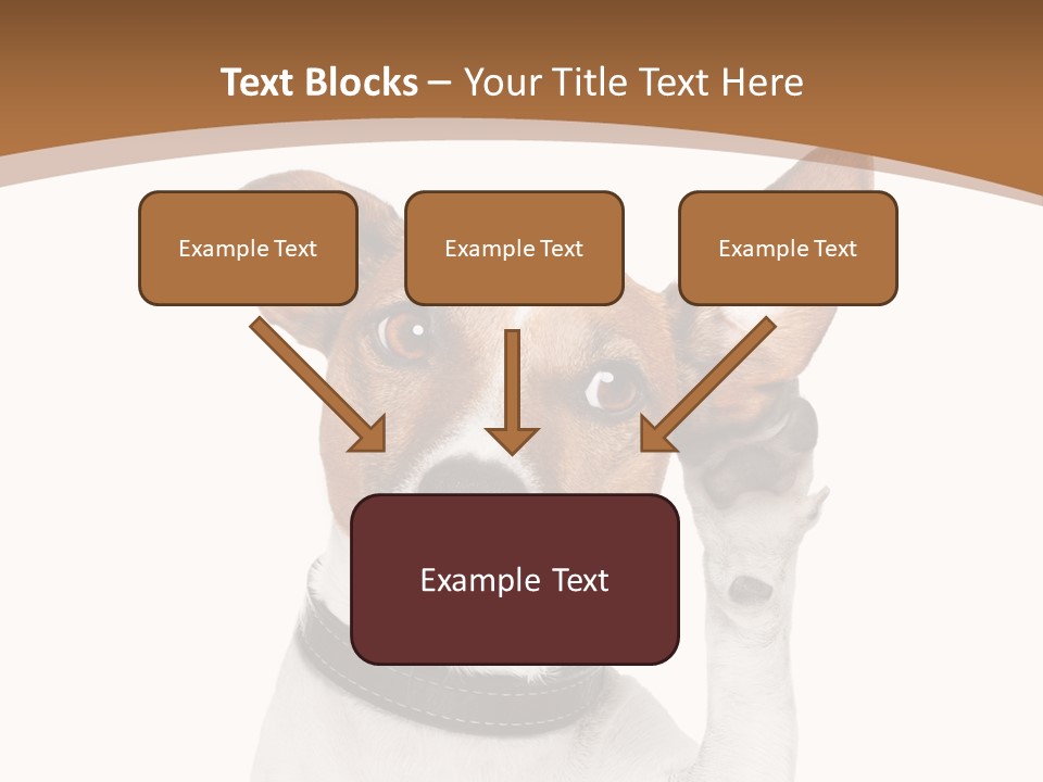 Mystery Gesture Dog PowerPoint Template