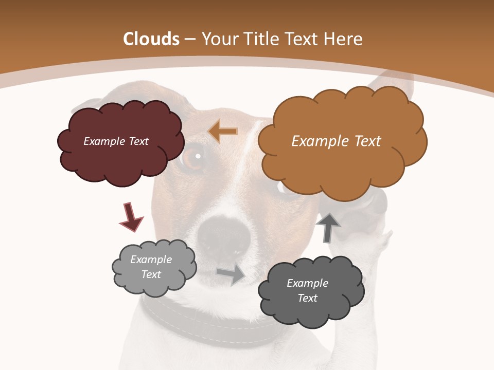 Mystery Gesture Dog PowerPoint Template