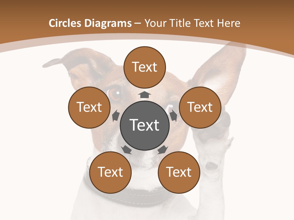 Mystery Gesture Dog PowerPoint Template