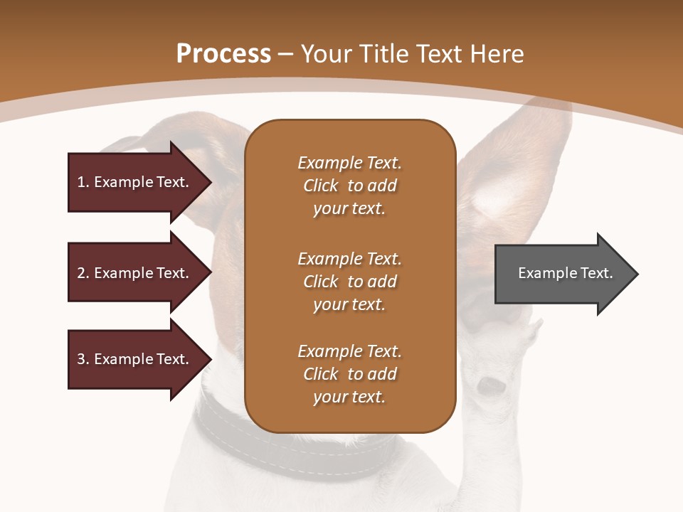 Mystery Gesture Dog PowerPoint Template