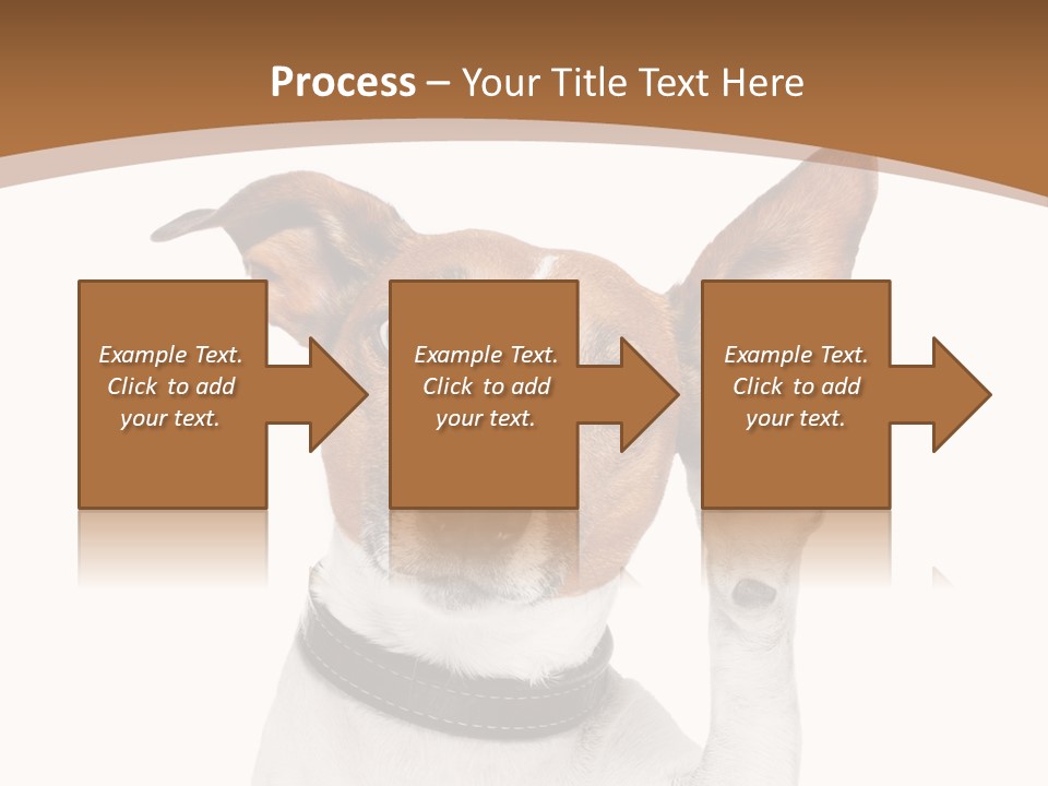 Mystery Gesture Dog PowerPoint Template