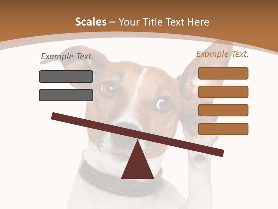 Mystery Gesture Dog PowerPoint Template