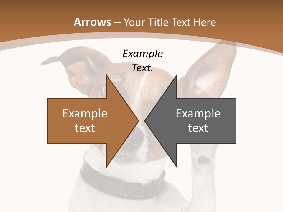 Mystery Gesture Dog PowerPoint Template