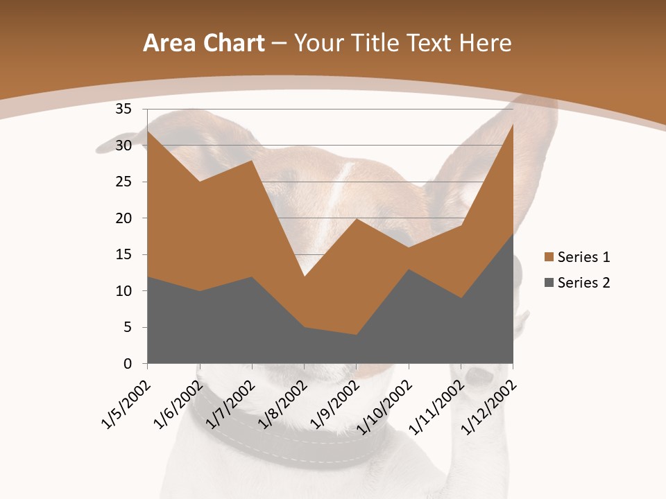 Mystery Gesture Dog PowerPoint Template