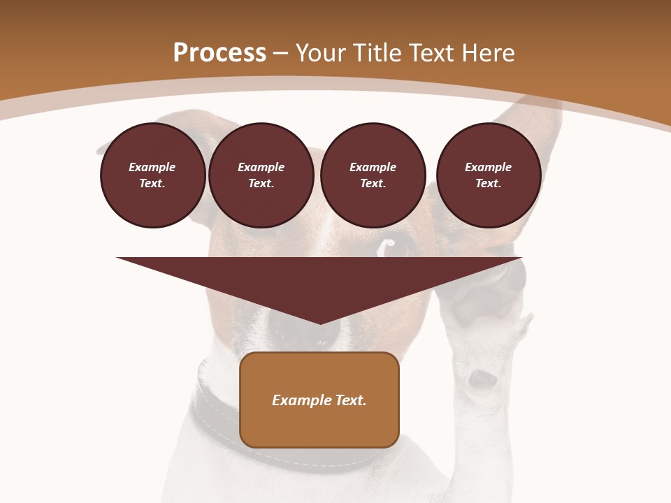 Mystery Gesture Dog PowerPoint Template