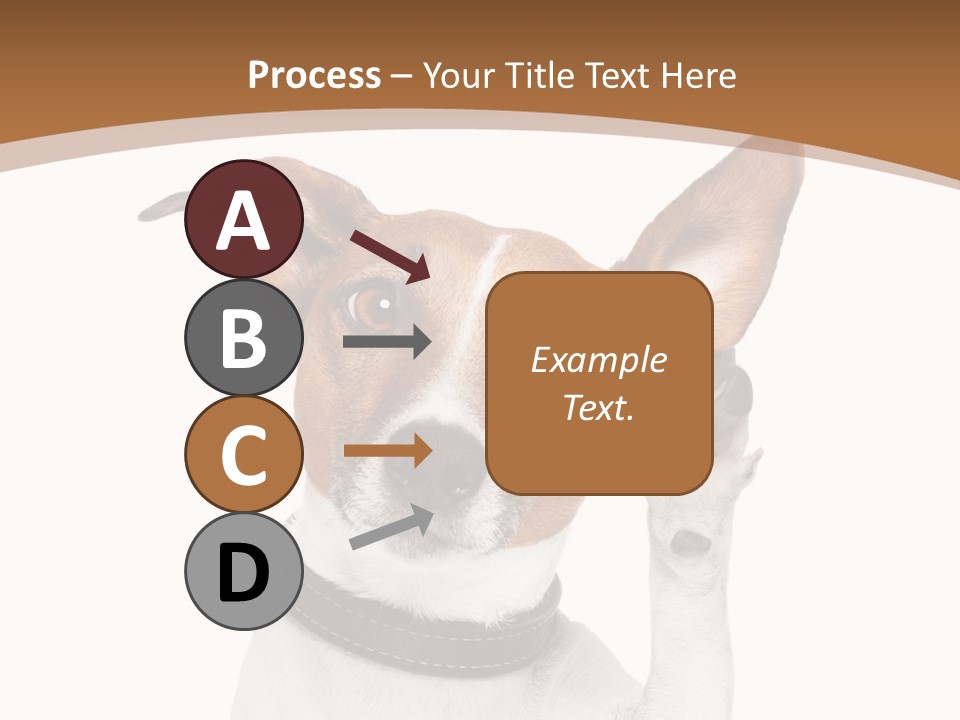 Mystery Gesture Dog PowerPoint Template