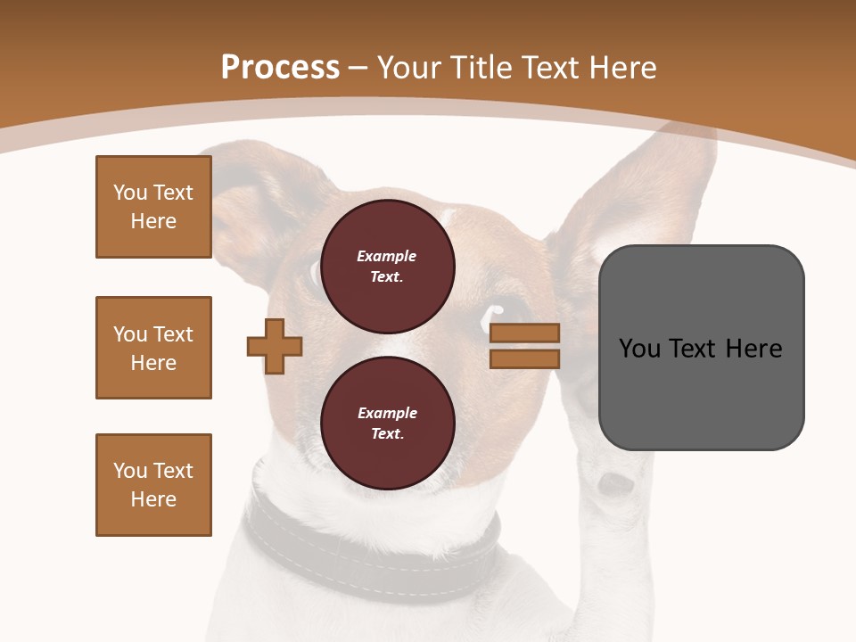 Mystery Gesture Dog PowerPoint Template