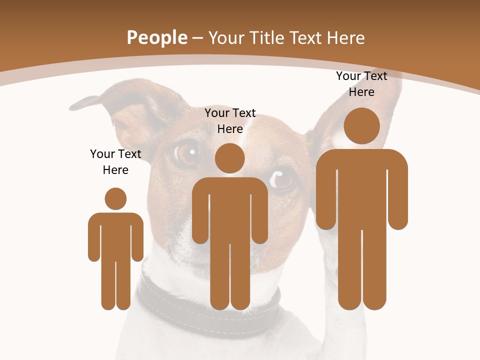 Mystery Gesture Dog PowerPoint Template