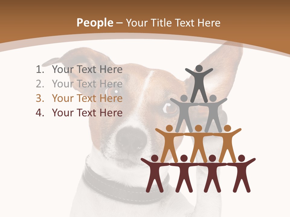 Mystery Gesture Dog PowerPoint Template