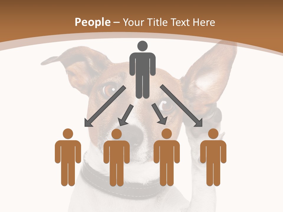 Mystery Gesture Dog PowerPoint Template