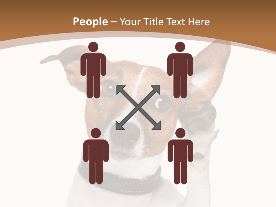 Mystery Gesture Dog PowerPoint Template