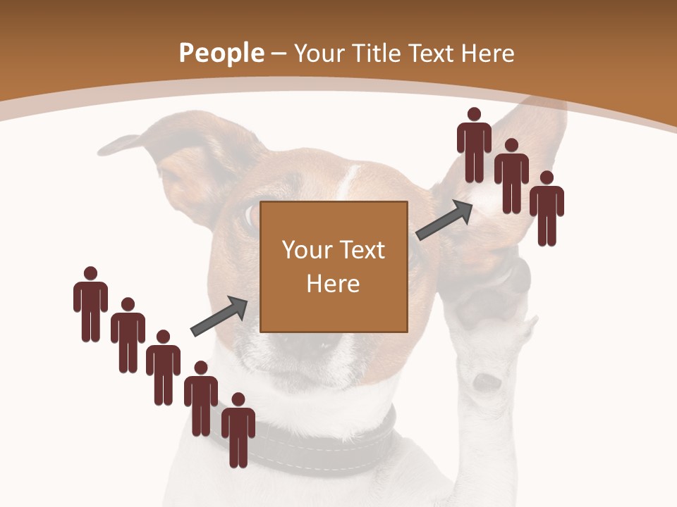 Mystery Gesture Dog PowerPoint Template