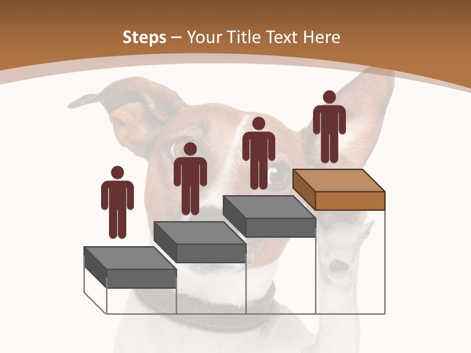 Mystery Gesture Dog PowerPoint Template