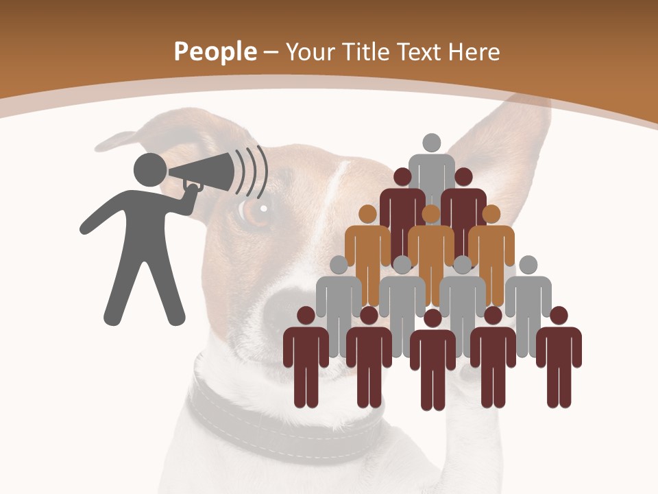 Mystery Gesture Dog PowerPoint Template
