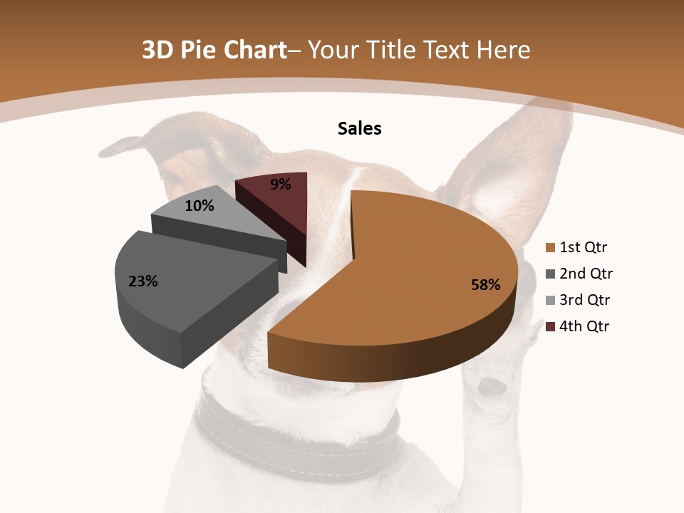 Mystery Gesture Dog PowerPoint Template
