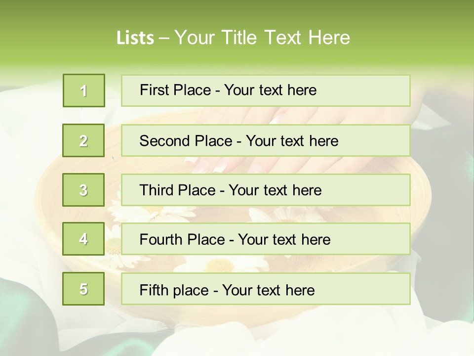 Therapy Wet Wooden PowerPoint Template