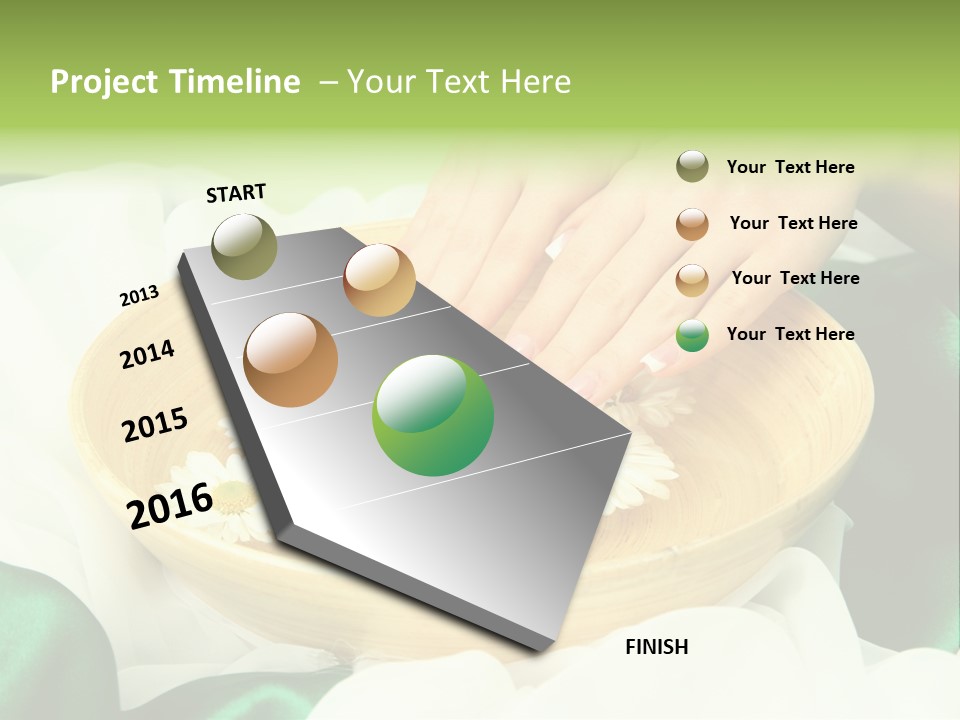 Therapy Wet Wooden PowerPoint Template