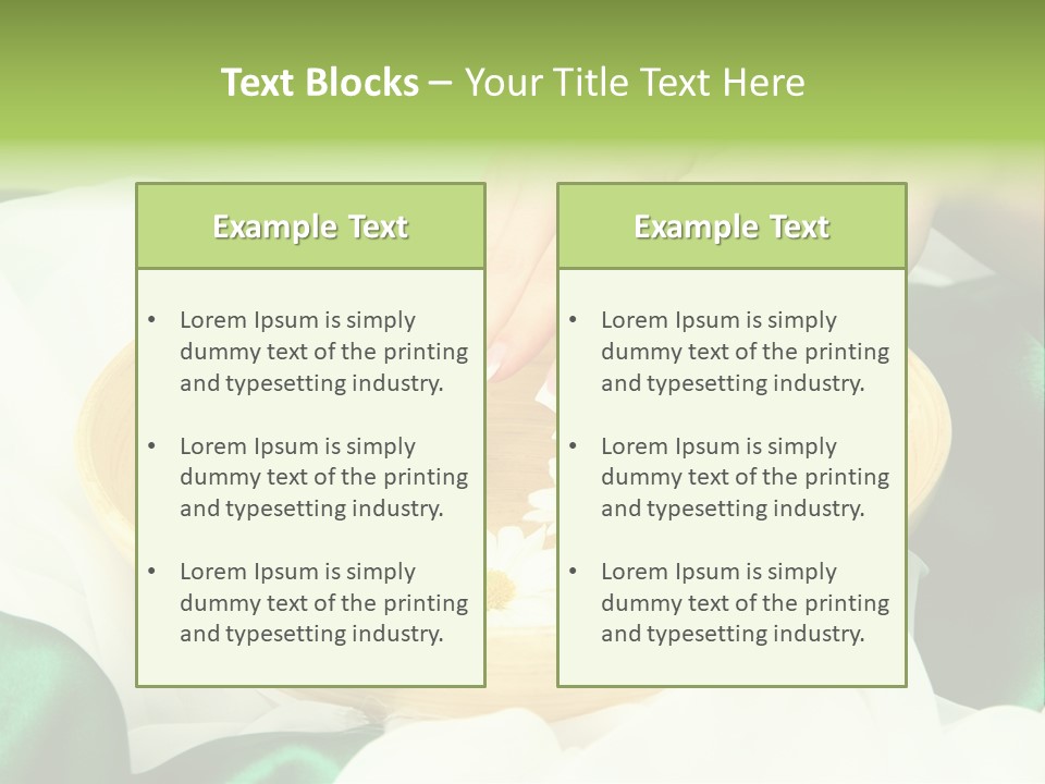 Therapy Wet Wooden PowerPoint Template