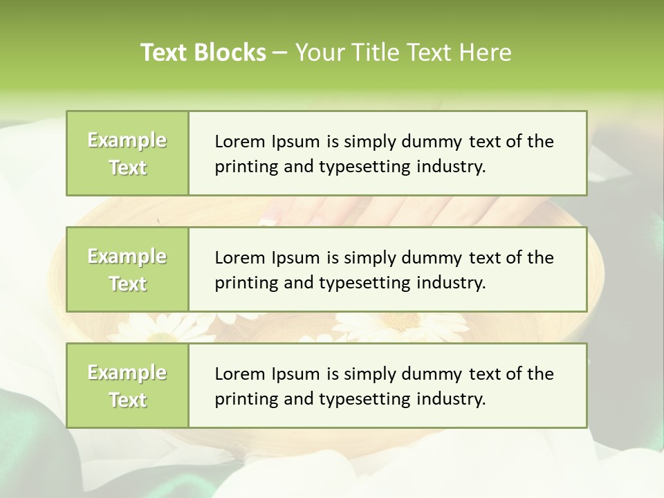 Therapy Wet Wooden PowerPoint Template