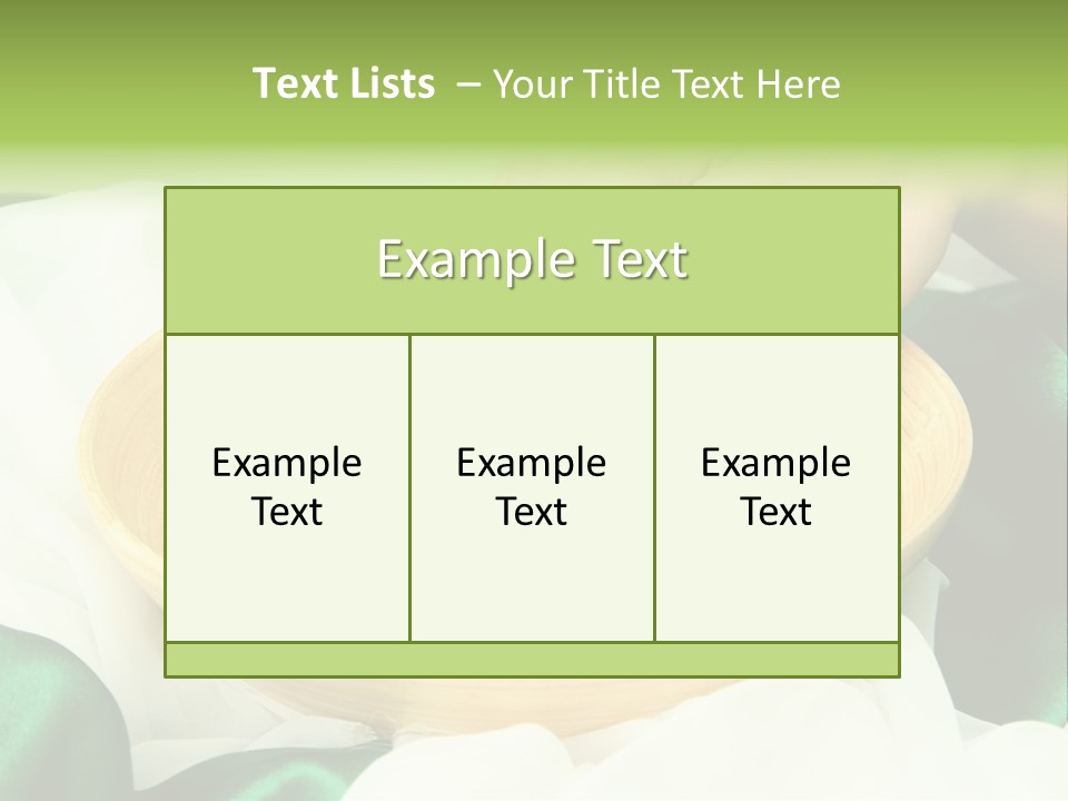 Therapy Wet Wooden PowerPoint Template