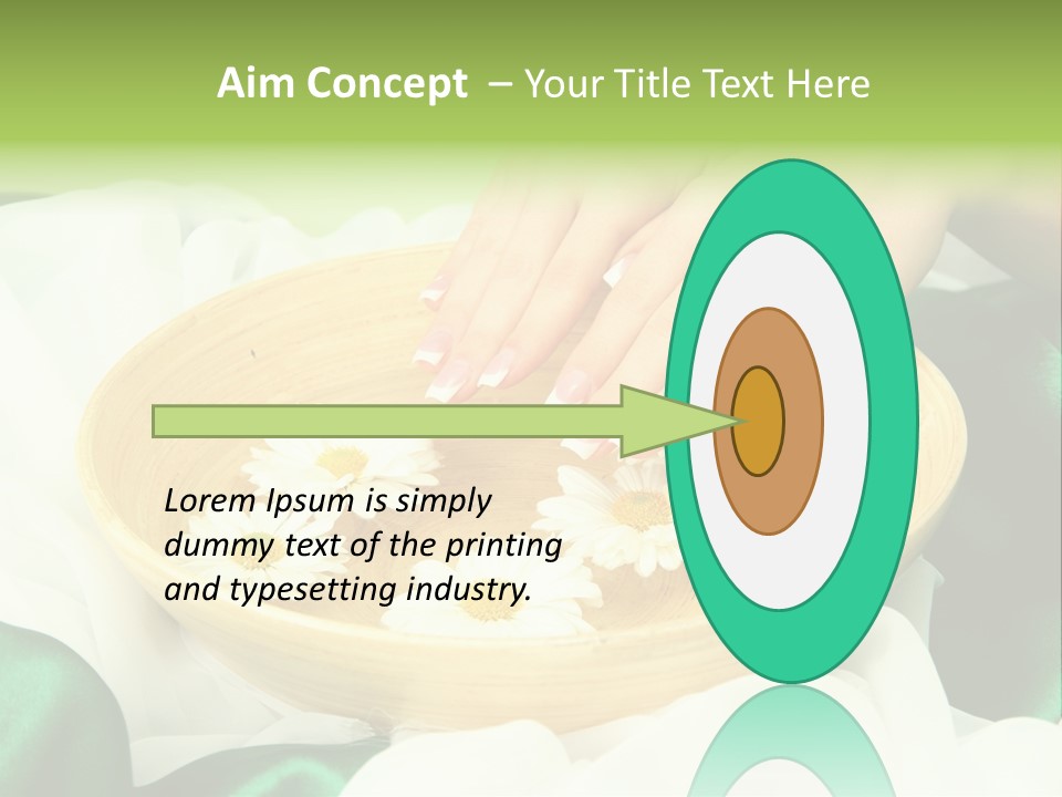 Therapy Wet Wooden PowerPoint Template