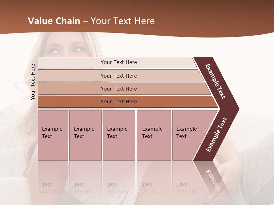 Blond Pregnancy Feminine PowerPoint Template