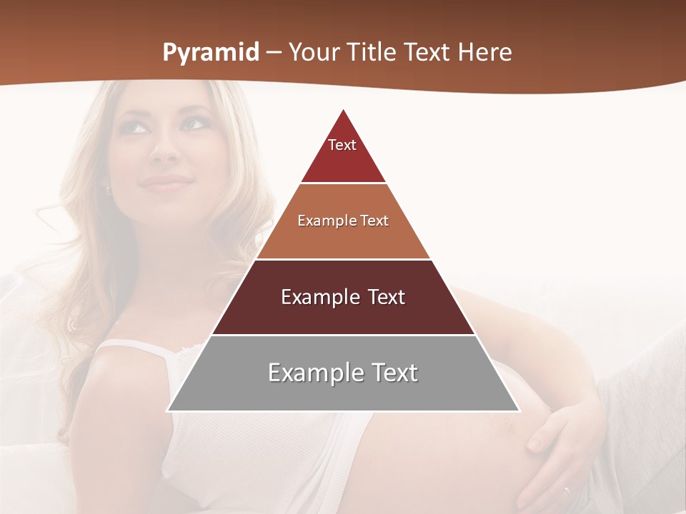 Blond Pregnancy Feminine PowerPoint Template