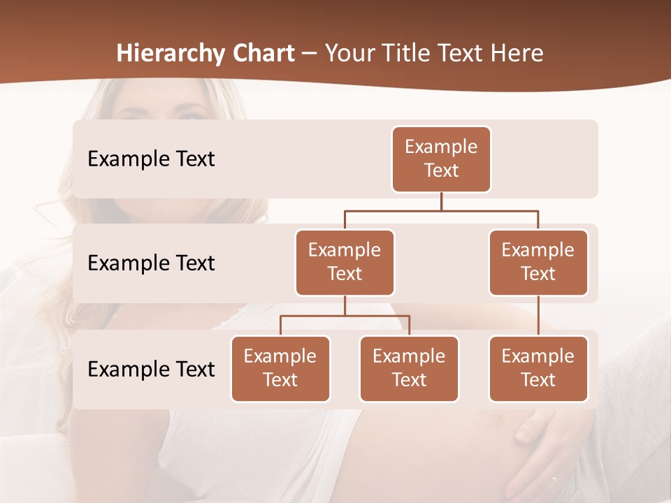 Blond Pregnancy Feminine PowerPoint Template