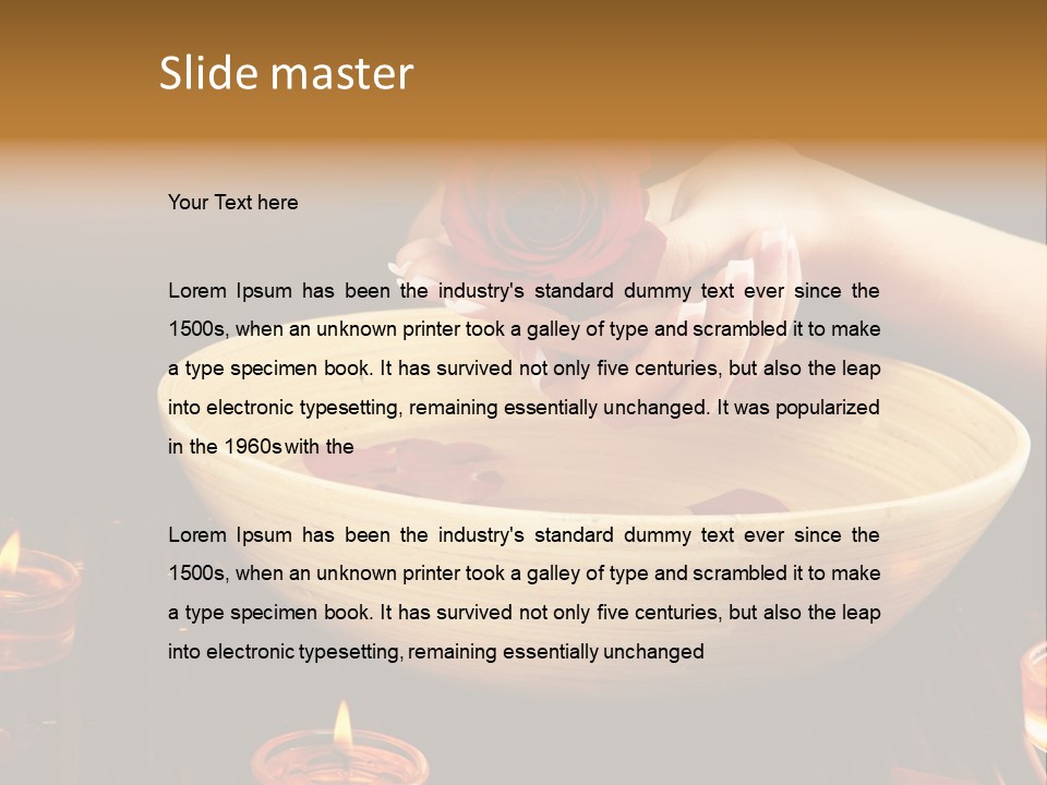 Petal Natural Relaxation PowerPoint Template