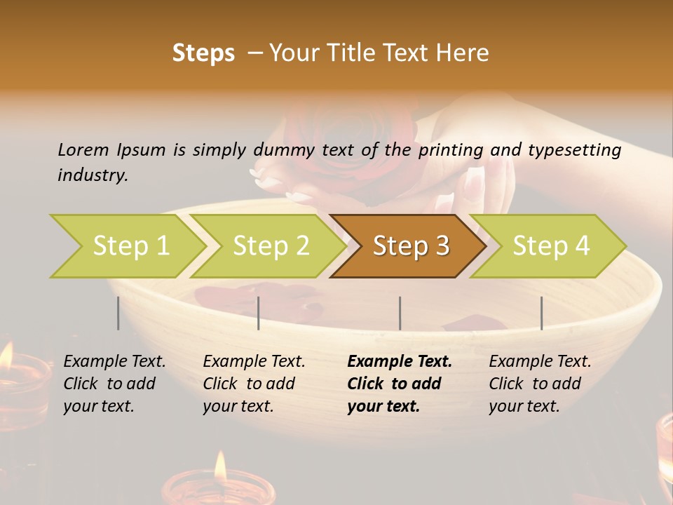 Petal Natural Relaxation PowerPoint Template