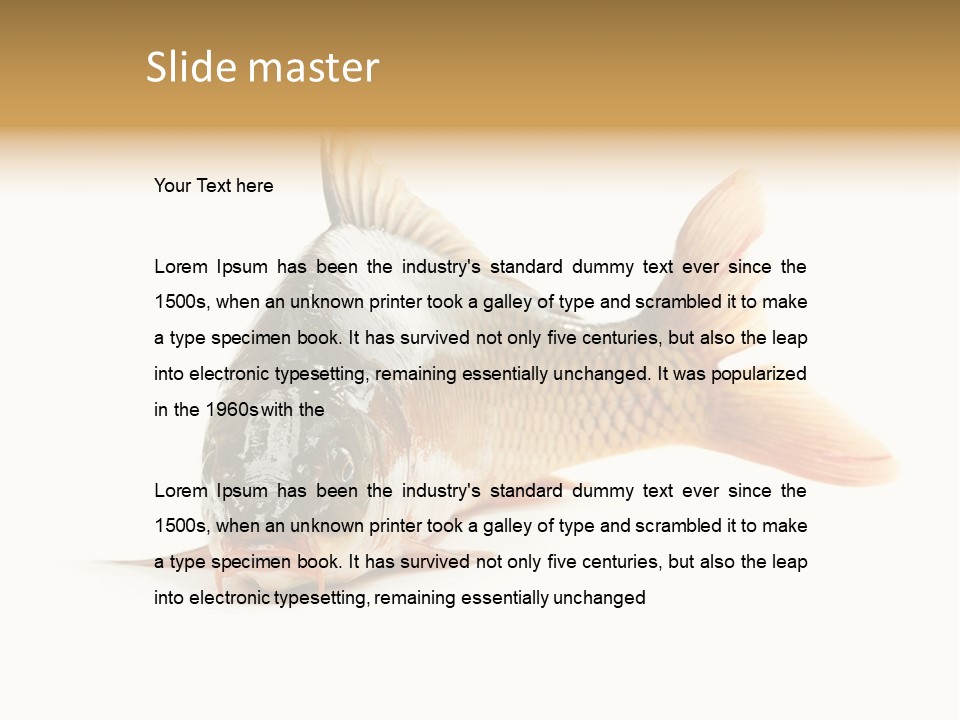 Mouth Large Underwater PowerPoint Template