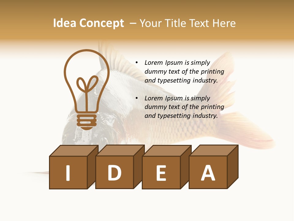 Mouth Large Underwater PowerPoint Template