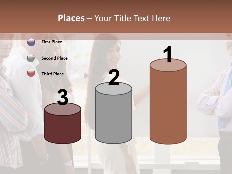 Colleague Whiteboard Beautiful PowerPoint Template