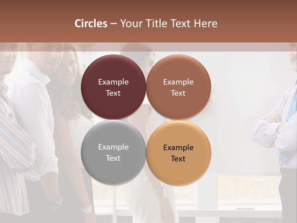 Colleague Whiteboard Beautiful PowerPoint Template