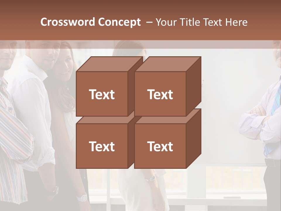 Colleague Whiteboard Beautiful PowerPoint Template