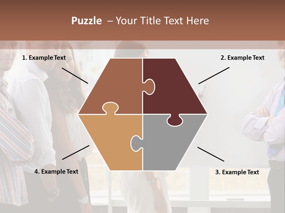 Colleague Whiteboard Beautiful PowerPoint Template