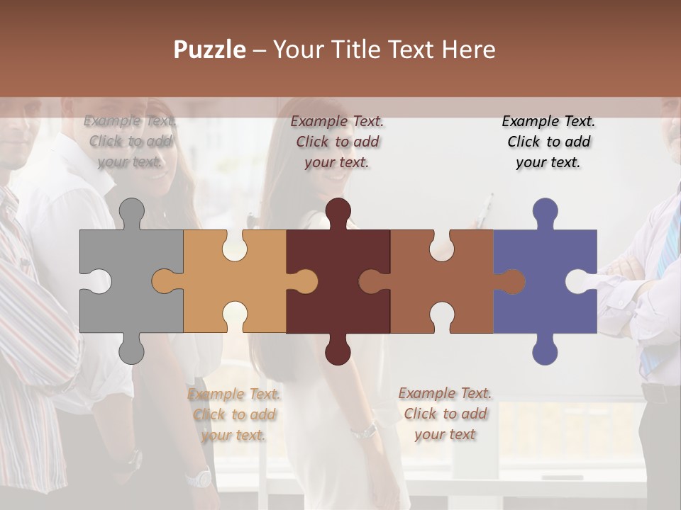 Colleague Whiteboard Beautiful PowerPoint Template