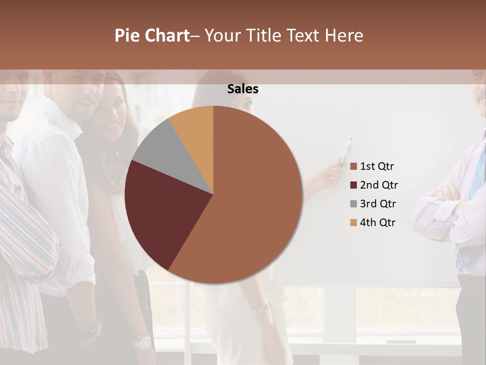Colleague Whiteboard Beautiful PowerPoint Template