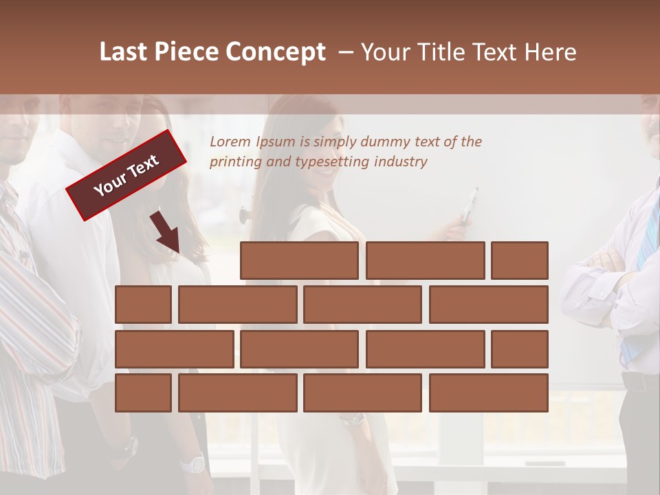 Colleague Whiteboard Beautiful PowerPoint Template