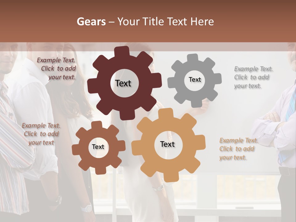 Colleague Whiteboard Beautiful PowerPoint Template
