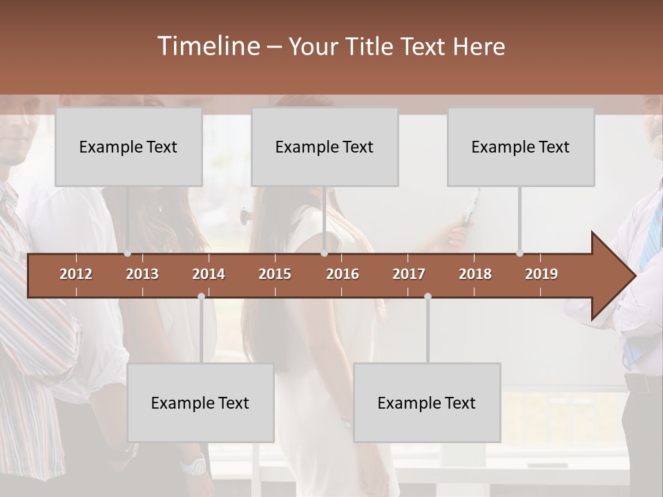 Colleague Whiteboard Beautiful PowerPoint Template