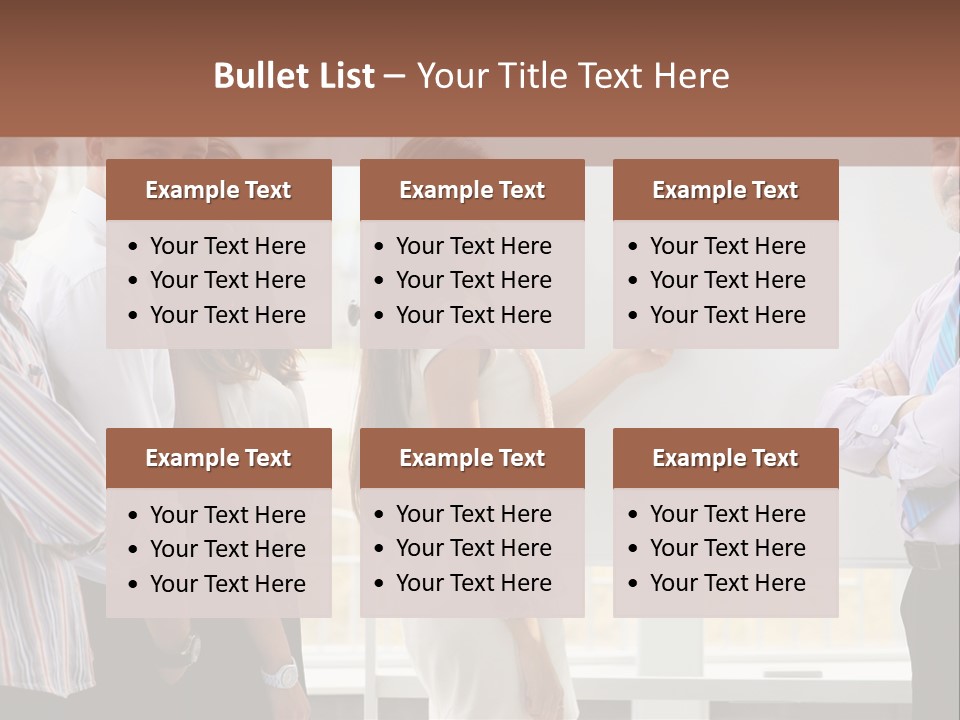 Colleague Whiteboard Beautiful PowerPoint Template