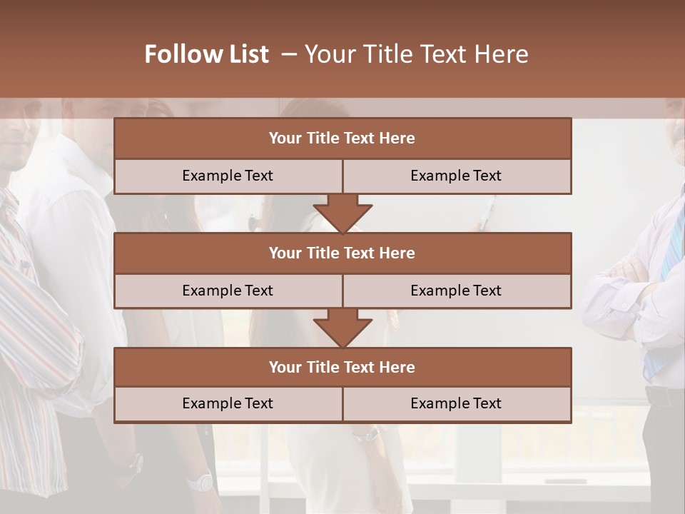 Colleague Whiteboard Beautiful PowerPoint Template